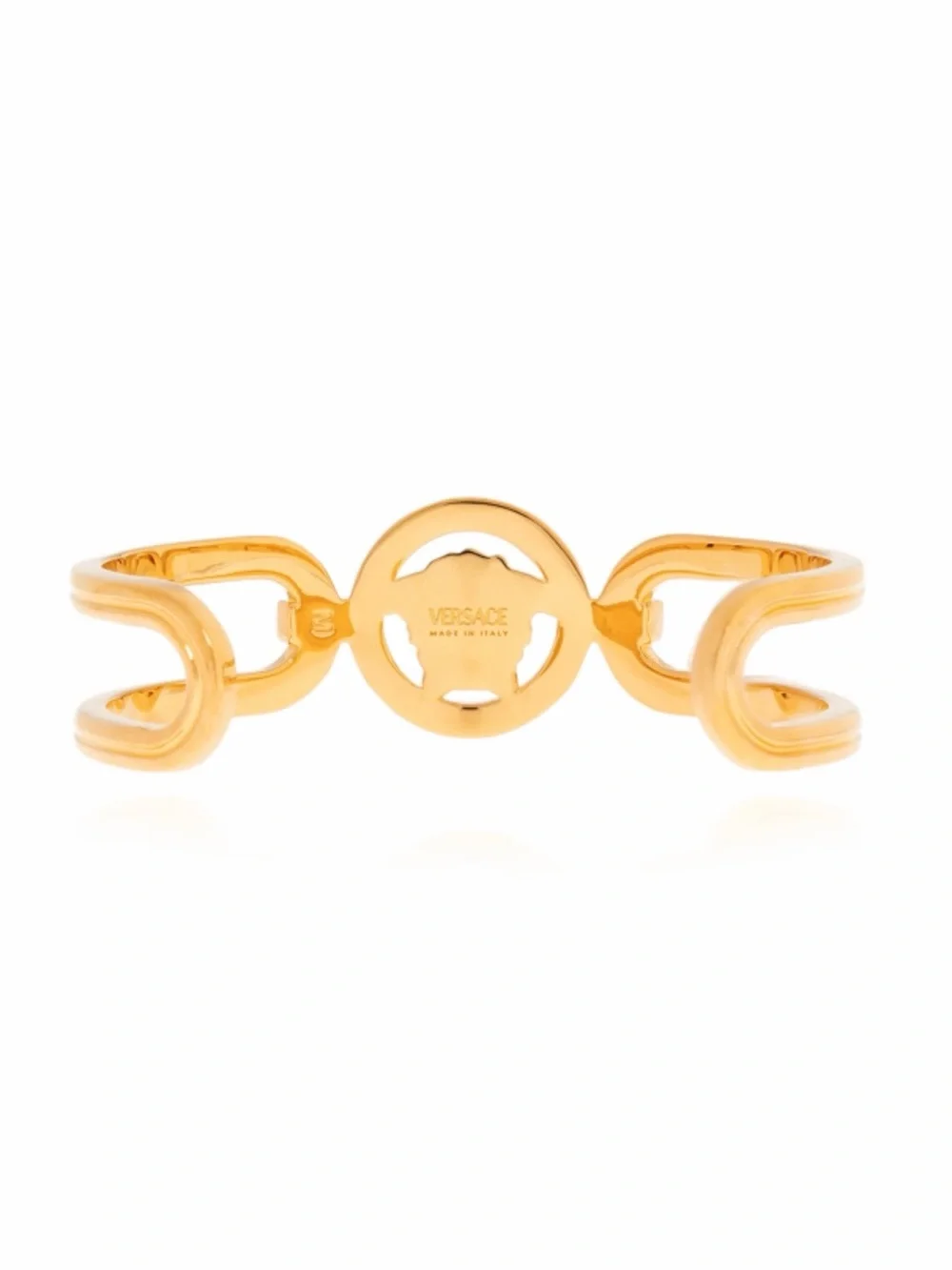VERSACE Medusa cutout coin cuff bracelet bangle